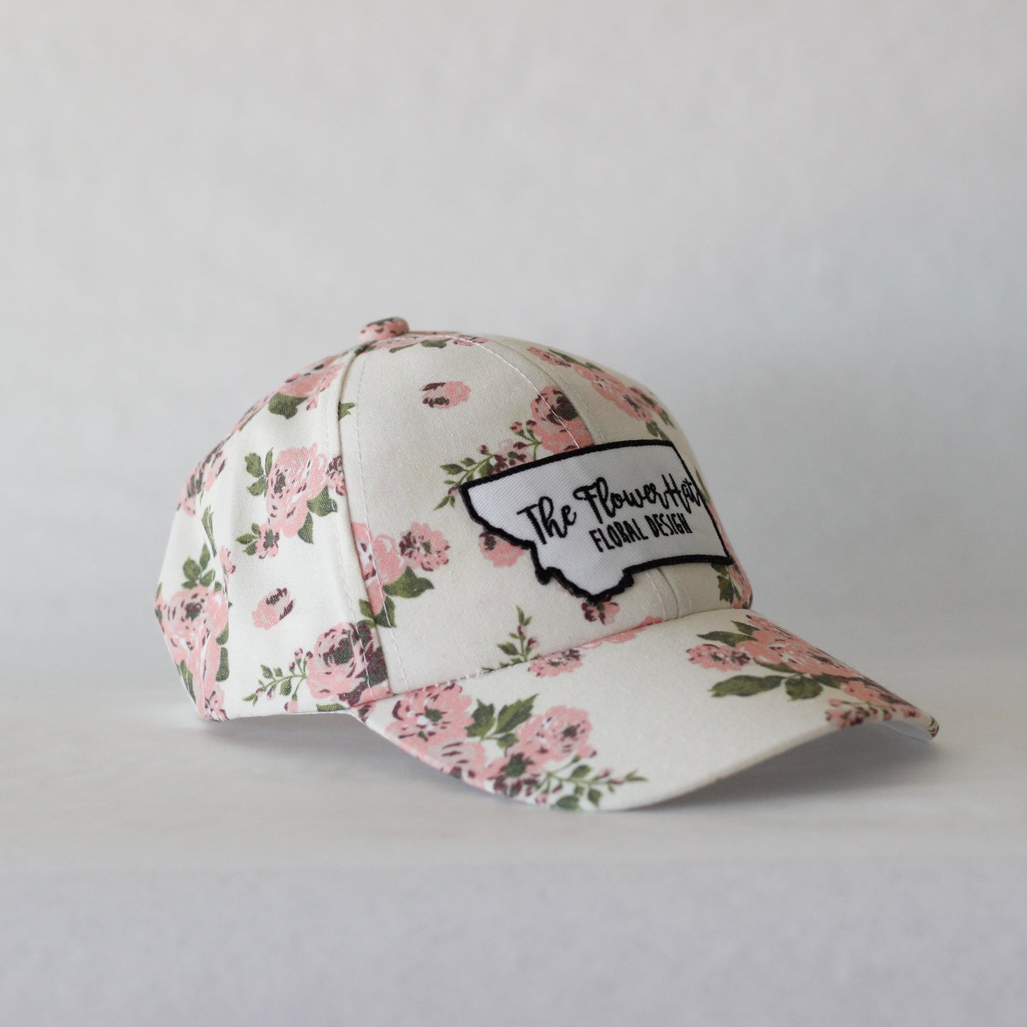Flower Hat White & Pink
