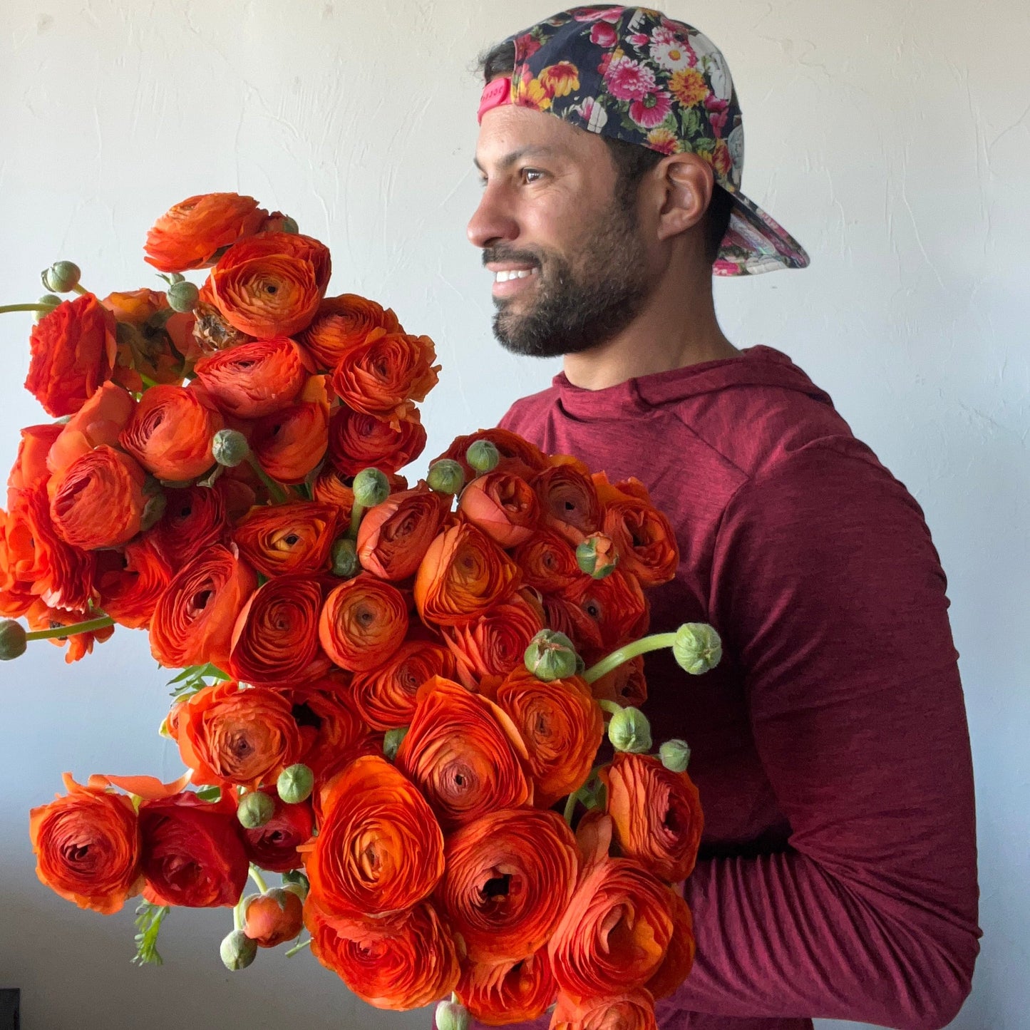 Ranunculus Dark Orange Pack of 20