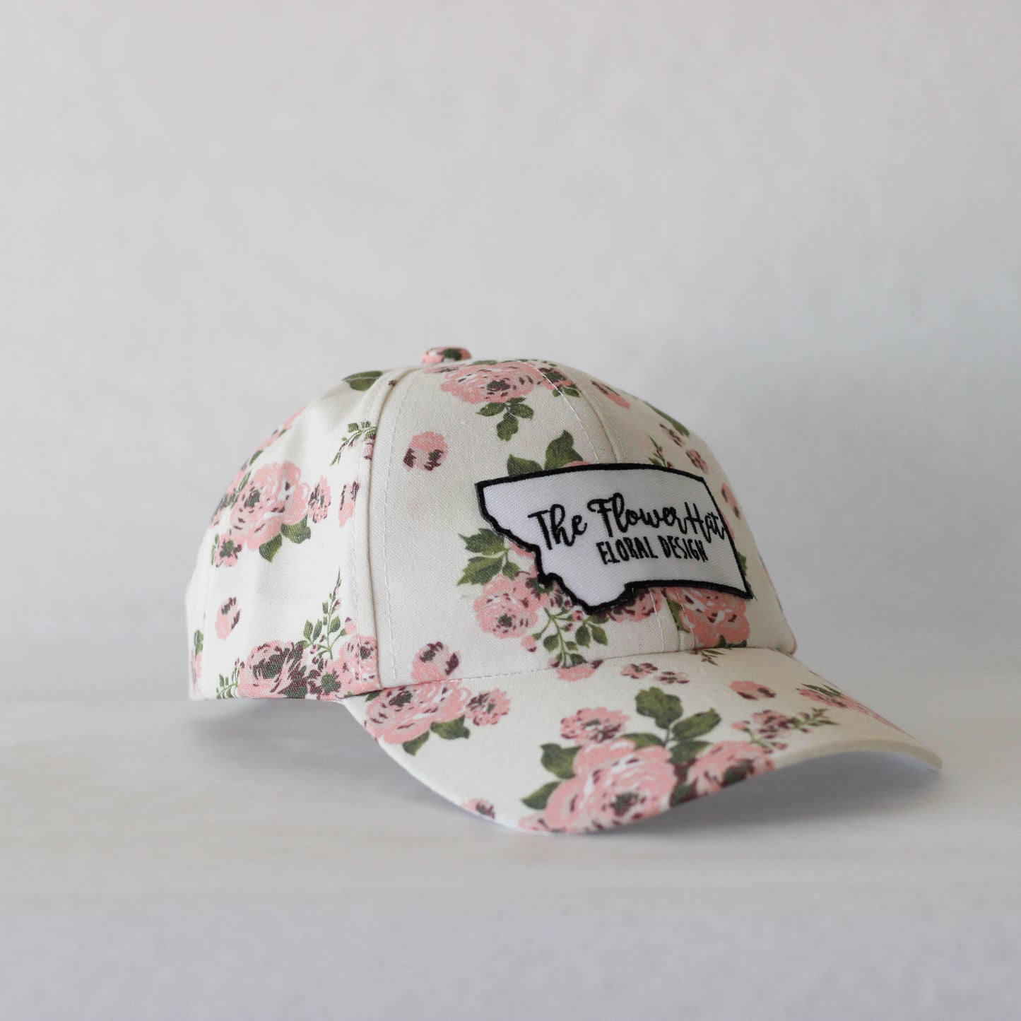 Flower Hat White & Pink