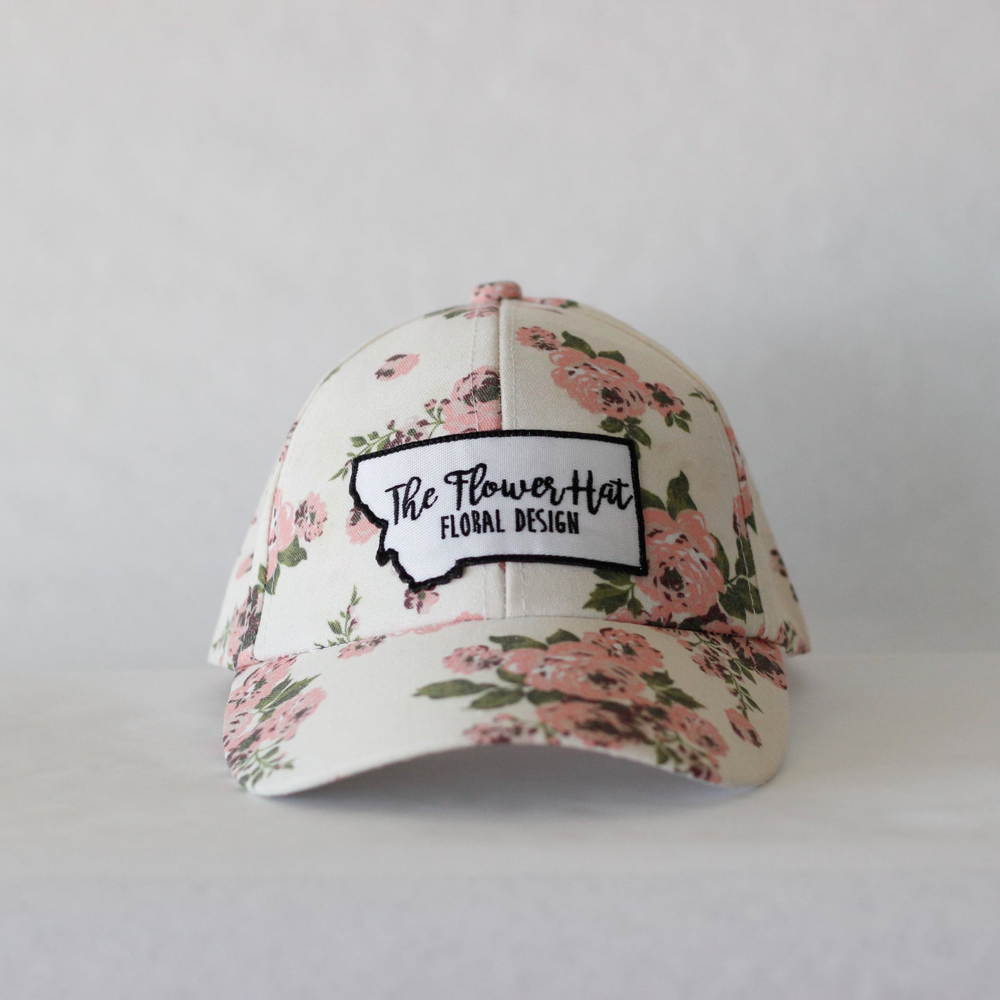 Flower Hat White & Pink